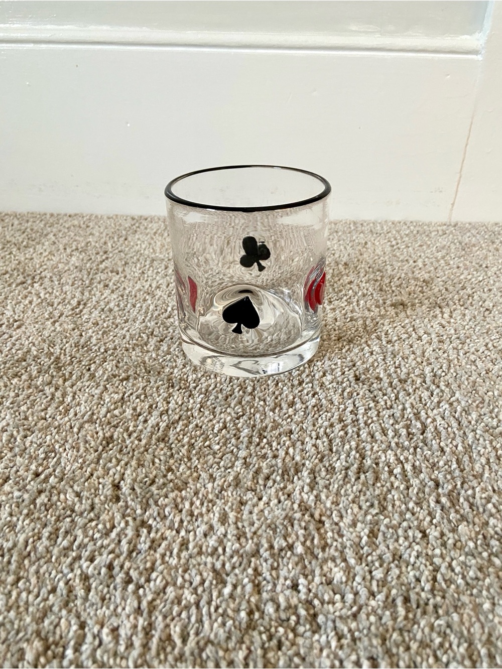 NWOT Icon Juice Glass | Card Suit Poker Casino Vegas Inspired - Picture 4 of 13